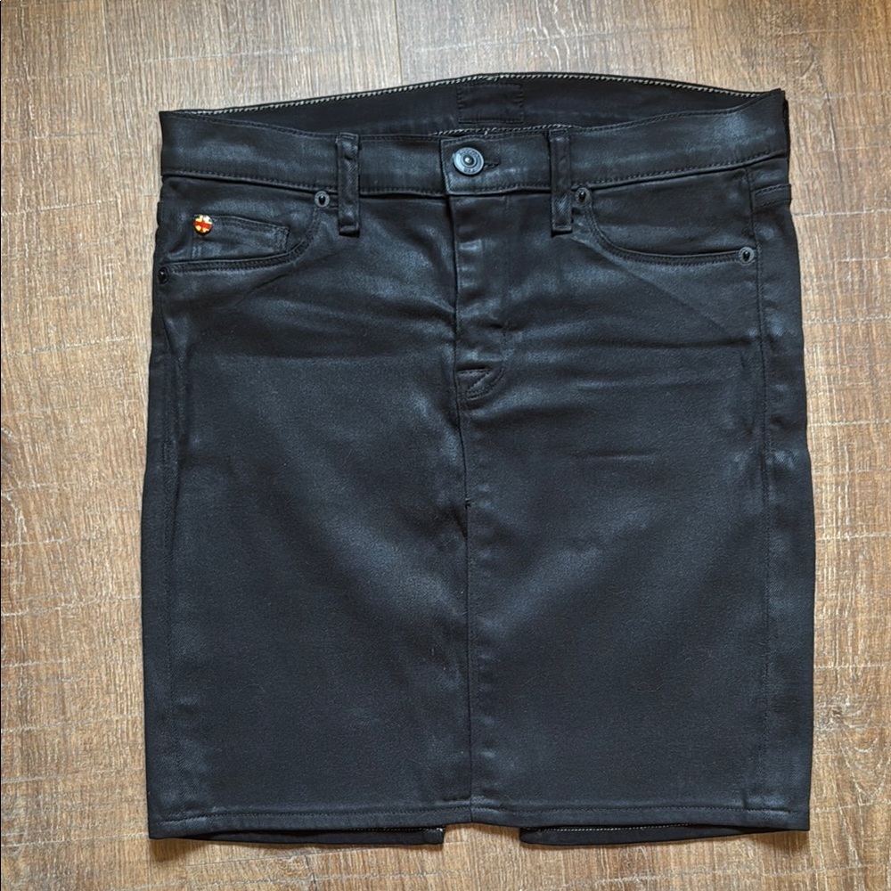 Hudson Jeans Black Mini Skirt Stretch